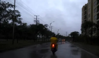 En Barranquilla amaneció lloviendo.