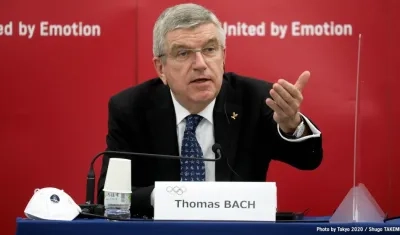 El presidente del COI, Thomas Bach.