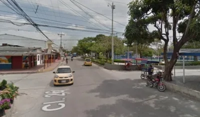 Calle 26 con carrera 18, sector donde ocurrió el crimen en el barrio Las Nieves. 