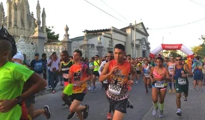 Aspecto de la carrera de San Silvestre Chiquinquirá en una edición pasada. 