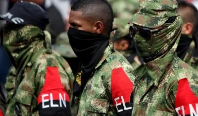 Guerrilleros del ELN.