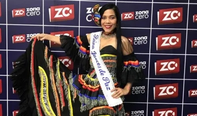 Grizzy Llanos Gamboa, Reina de los Jueces de Paz 2020.