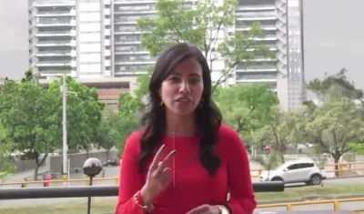 La concejala de Medellín, Paulina Aguinaga.