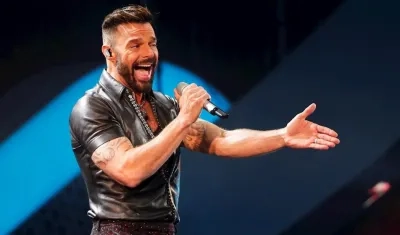 El cantante puertorriqueño Ricky Martin.
