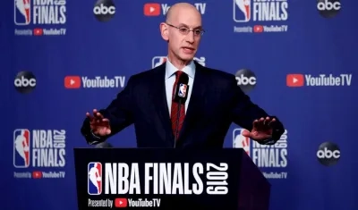 Adam Silver, comisionado de la NBA. 