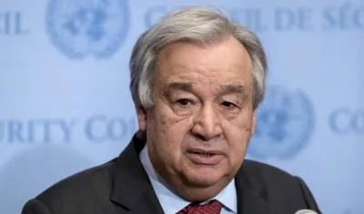 El secretario general de la ONU, António Guterres.