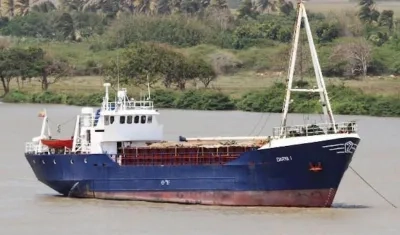 Barco Darya I, con provisiones para San Andrés.
