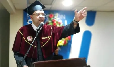 Mauricio Molinares Cañavera, Rector saliente de la Universidad Libre Seccional.