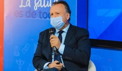 El Viceministro de Salud, Luis Alexánder Moscoso.
