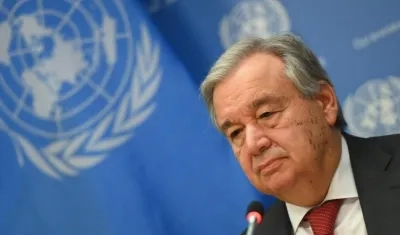 El secretario general de la ONU, António Guterres.