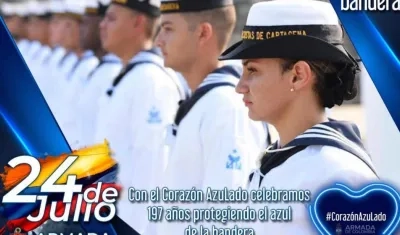 La Armada de Colombia cumple 197 años.