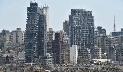 Este es el panorama tras la explosión en Beirut.