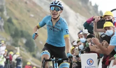 Miguel Ángel 'Superman' López, ciclista colombiano. 