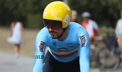 Daniel Felipe Martínez, ciclista colombiano. 