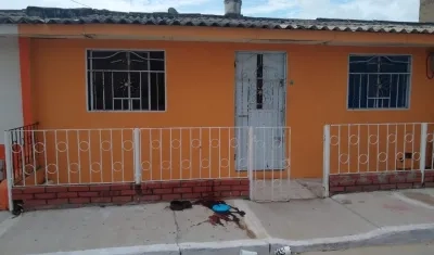 En esta vivienda, en el barrio Vista Hermosa de Soledad, ocurrió el ataque sicarial. 