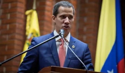 El líder opositor venezolano Juan Guaidó.