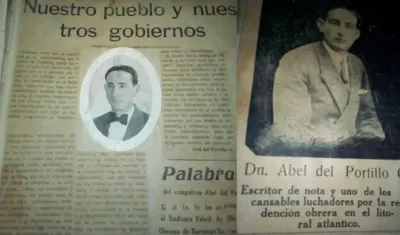 El dirigente obrero y político liberal de izquierda del siglo XX Abel del Portillo