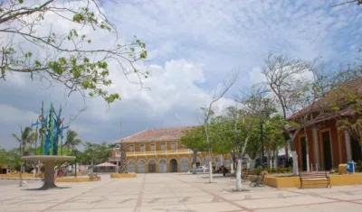 Plaza de Puerto Colombia.