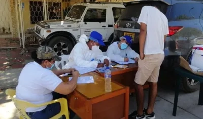 Avanza la toma de muestras a los atlanticenses en los municipios.