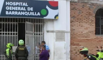 Uno de los heridos fue remitido al Hospital General de Barranquilla.