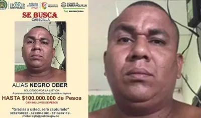Ober Ricardo Martínez Figueroa, alias ‘El Negro Ober’.