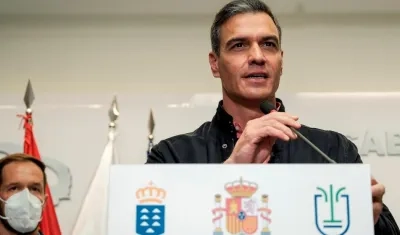 El jefe del gobierno español, Pedro Sánchez