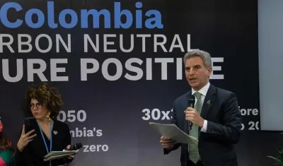 El Ministro de Ambiente, Carlos Eduardo Correa.