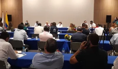 Audiencia sobre ocupación ilegal de tierras en Barranquilla.