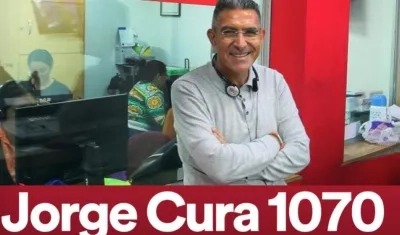 El periodista Jorge Cura, director de Atlántico en Noticias y Zonacero.