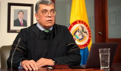 Julio Andrés Sampedro, presidente de la Comisión Nacional de Disciplina Judicial.