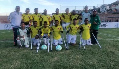 Selección Colombia de fútbol para amputados. 