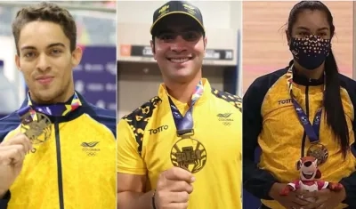 Cristian Ortega, José Mosquera Crissón y Marianis Salazar fueron medallistas de oro. 