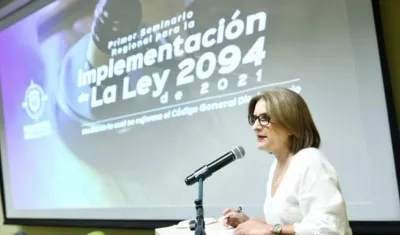 La Procuradora General de la Nación, Margarita Cabello Blanco.
