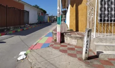 Calle 19 con carrera 22 en el barrio Las Nieves.