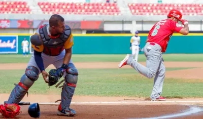 Colombia-Panamá en la Serie de Béisbol del Caribe.