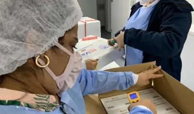 Llegada de vacunas a Barranquilla