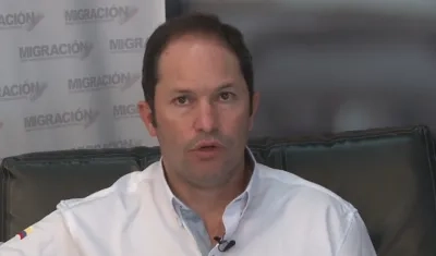 Juan Francisco Espinosa, director de Migración Colombia.