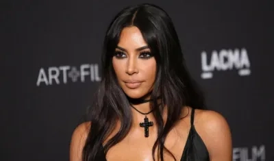 La estrella de la televisión estadounidense Kim Kardashian.