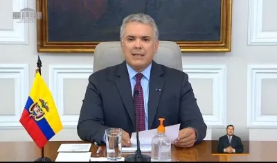 Iván Duque, Presidente de Colombia.