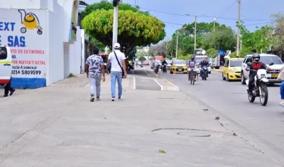 Imagen de una calle en Valledupar.