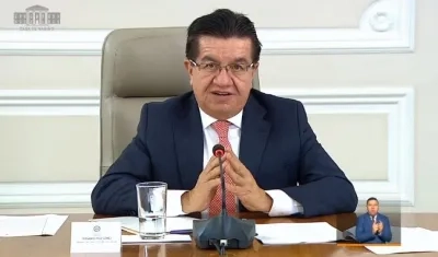 Ministro de Salud, Fernando Ruíz.