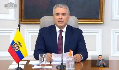 Iván Duque, Presidente de Colombia.