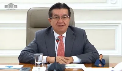 Ministro de Salud, Fernando Ruíz.