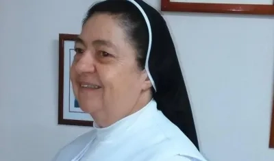 Hermana Luz Zapata Zapta, rectora del IED Madre Marcelina, fallecida.