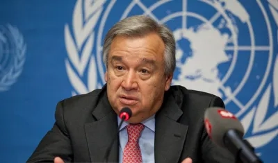 Antonio Guterrez, secretario general de la ONU.