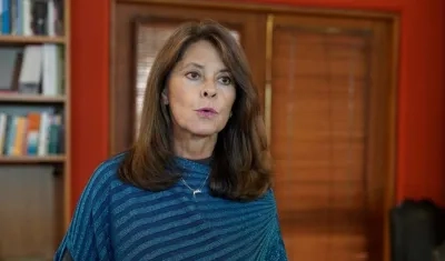 Marta Lucía Ramírez, vicepresidenta y canciller.