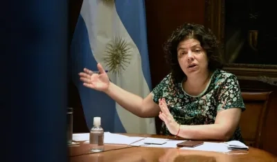 Carla Vizzotti, ministra de Salud de Argentina. 