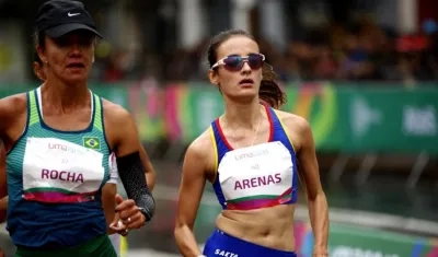 Sandra Lorena Arenas, atleta colombiana. 