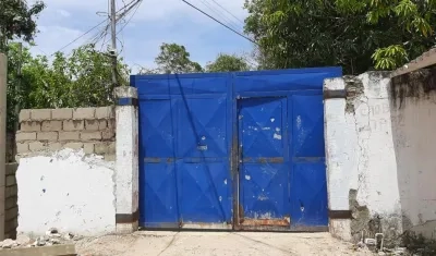 Portón de la casa del alcalde de Malambo.