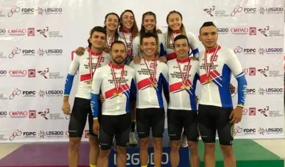 Medallistas de Colombia en la segunda jornada del panamericano. 